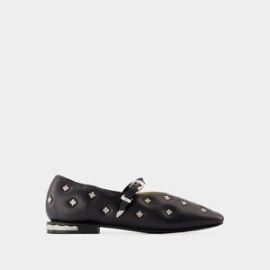 TOGA PULLA Women's Studded Mary Jane Flats Women BLACK Sandals